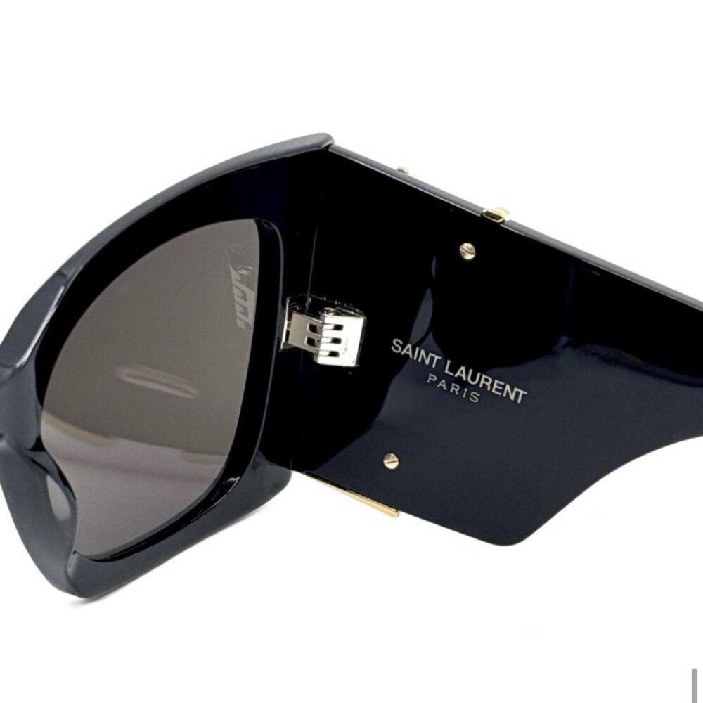 Authentic Saint Laurent SL M119 BLAZE cat eye Sunglasses with gold YSL emblem - Picture 15 of 16